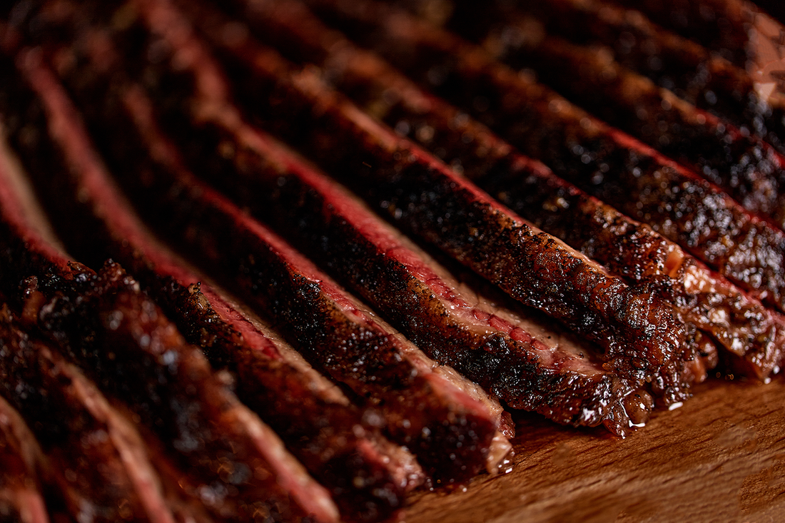 Colorado Smoked Brisket with Pecan and Cherry Wood