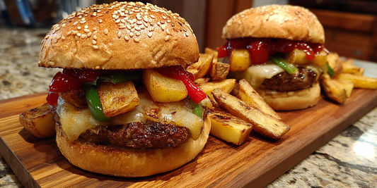 Italian Cheeseburger on a Bun