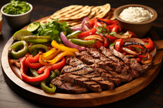 Grilled Flank Steak Fajitas