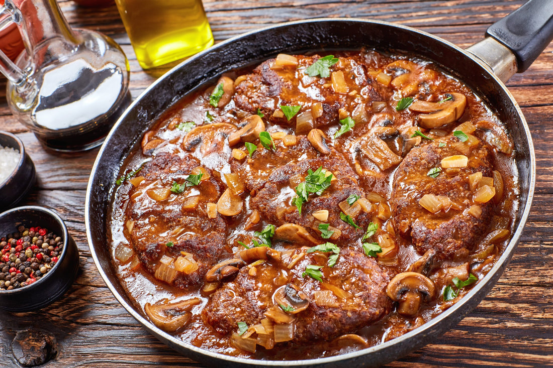 Salisbury Steak with Mushroom Gravy Recipe