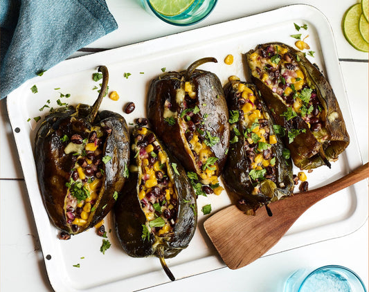 Spice Up Your Grill Game With Stuffed Poblano Peppers