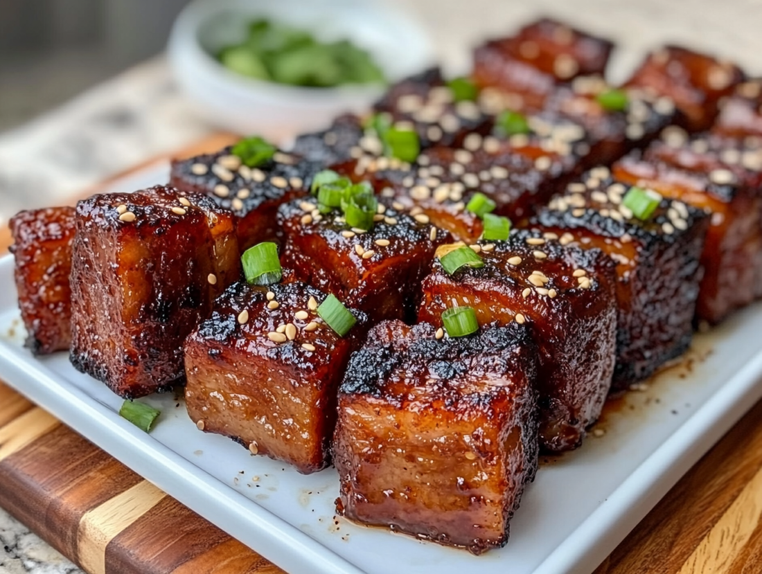 Korean-Inspired Pork Belly Burnt Ends