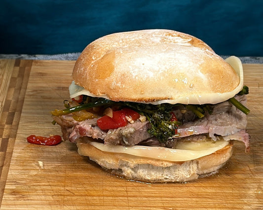 Philly Style Pork Roast Sandwich (Smoker and Instant Pot Slow Cook Version)
