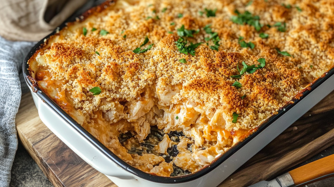 Million Dollar Chicken Casserole with Kansas City BBQ Rub