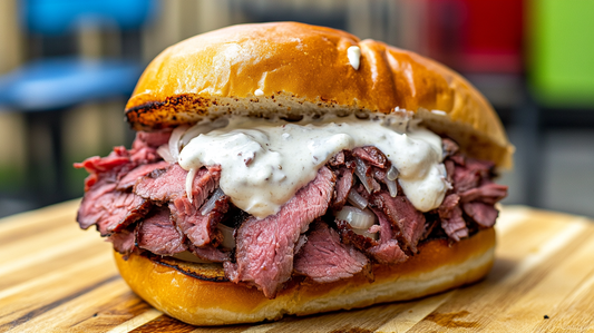 Oak-Smoked Maryland Pit Beef Sandwich with SPG$ Rub