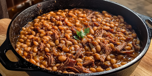 Brisket and Vaquero Beans with Texas Beef BBQ Rub and Bird Brine
