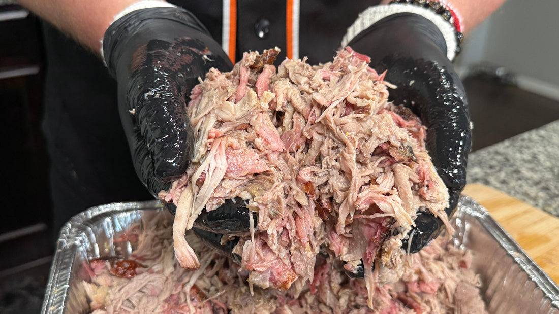 Kansas City Style Smoked Pulled Pork with Mexican Coke Spritz