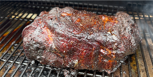 North Carolina Pulled Pork with Yellow Mustard Binder and Vinegar Mop Sauce