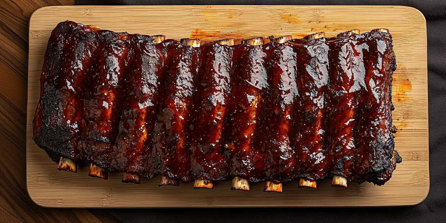 Smoked St. Louis Ribs with Fuego Vida XXX Seasoning and Sorghum BBQ Gl ...