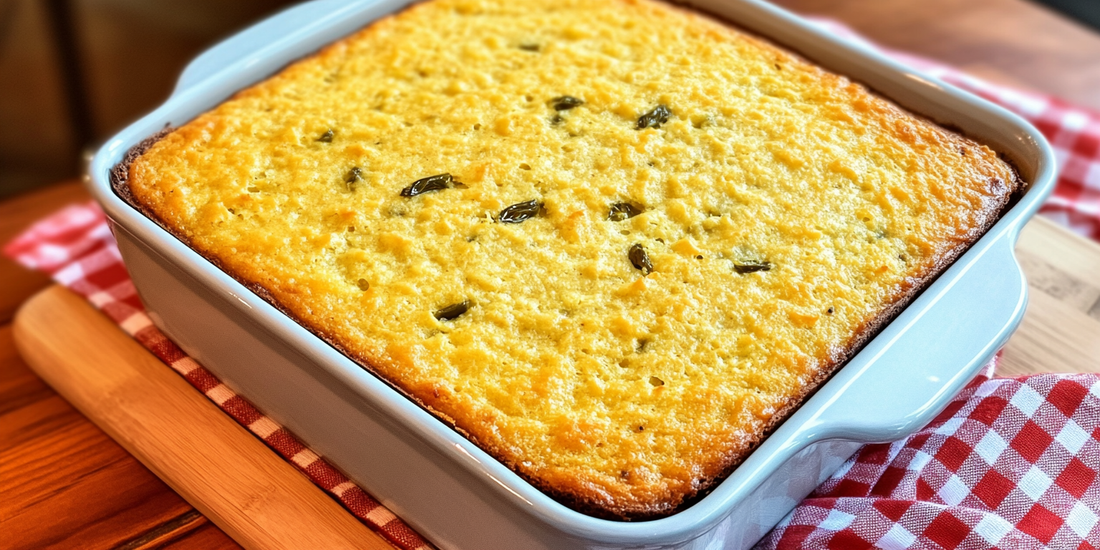 Vida's Green Chile-Cheese Corn Bread