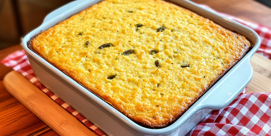 Vida's Green Chile-Cheese Corn Bread