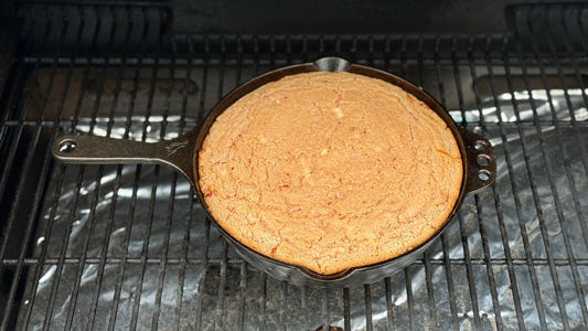 Smoky Red Masa Cornbread with Masienda and Piquillo Peppers
