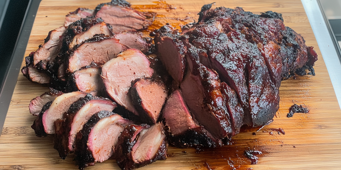 Smoked Sliced Pork with Eastern Arkansas Mop Sauce