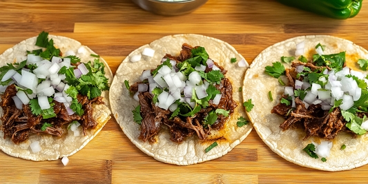 Smoked Beef Cheek Barbacoa Tacos with Texas Beef BBQ Rub