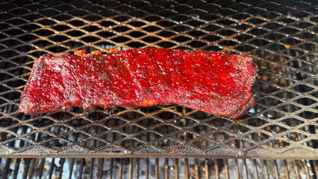 Smoked Cherry Dr Pepper Ribs