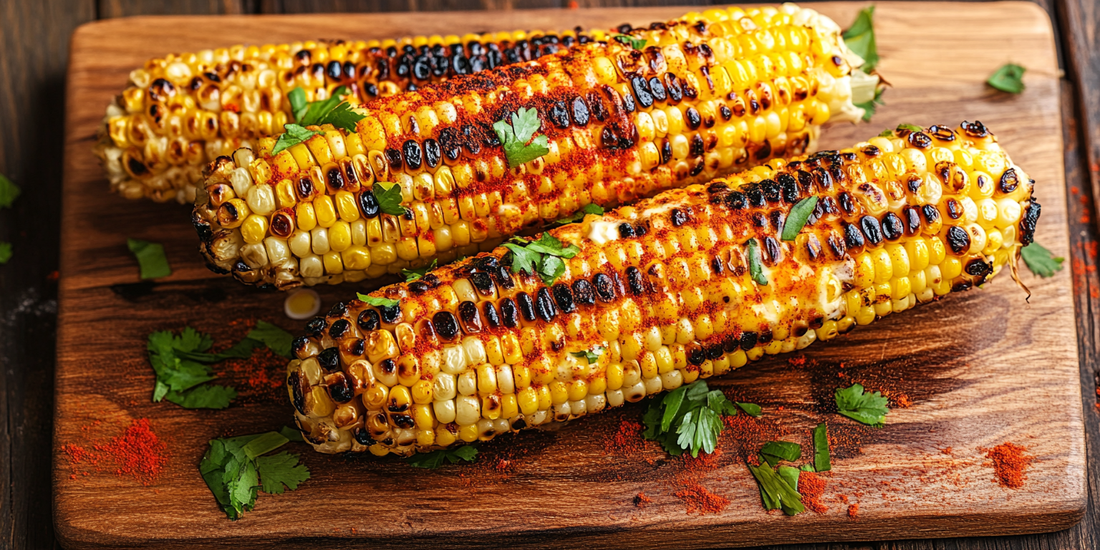 Grilled Corn with Fuego Vida Butter