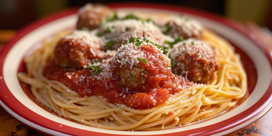 Bronx-Style Spaghetti and Meatballs with Mom’s Pasta Sauce