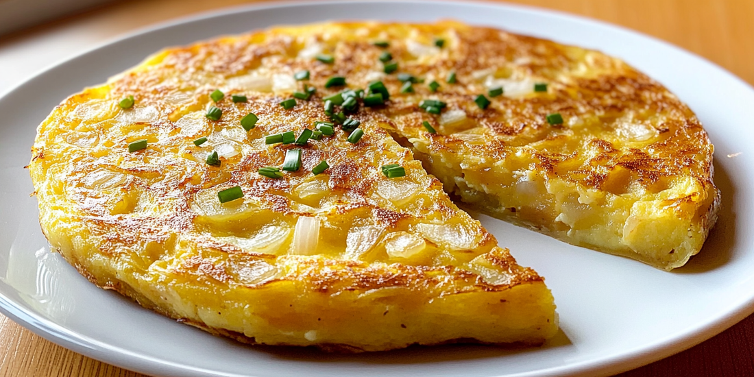 Golden Spanish Tortilla with Chives and SPG$