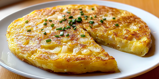 Golden Spanish Tortilla with Chives and SPG$