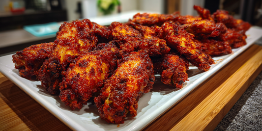 Nashville Hot Smoked and Fried Wings