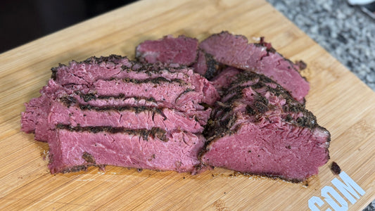 Hickory Smoked Tri-Tip Pastrami Wrapped in Beef Tallow