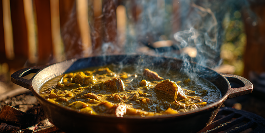 Smoked Chuck Roast Green Chile with Roasted Pueblo Peppers