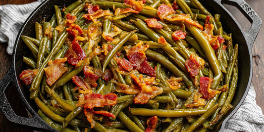 Texas-Style Bacon Green Beans with Texas Beef BBQ Rub