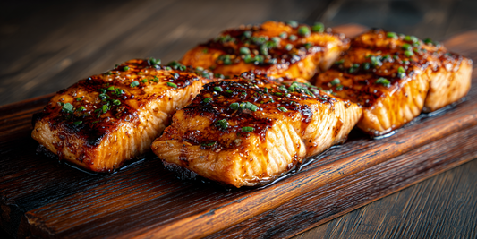 Mesquite-Fired Salmon with Sweet Chile Glaze