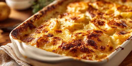 Creamy Scalloped Potatoes With SPG$ Salt, Pepper, Garlic and More