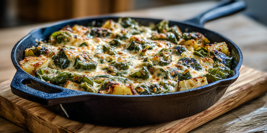 Poblanos con Papas y Queso