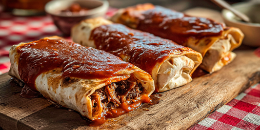 Smoked Shredded Beef Chimichangas, Sonoran Style