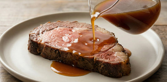 Au Jus Without Drippings Using Beef Bone Broth