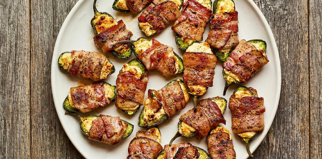 Bacon-Wrapped Jalapeño Poppers
