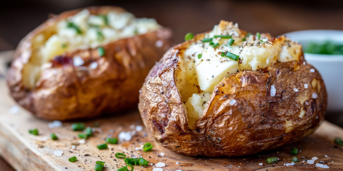Smoked Baked Potatoes Finished with Texas Beef Flavor