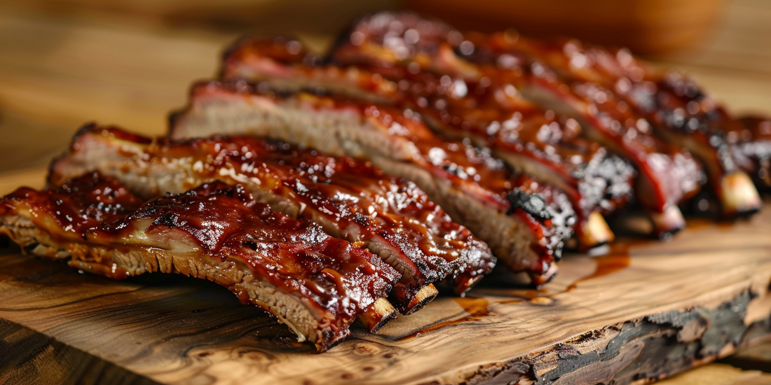 Smoked Apple Butter Ribs Finished with Kansas City Style Flavor