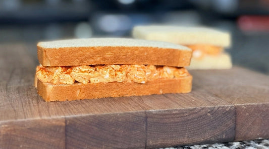 Korean-Inspired Egg Salad Sandwich with Korean BBQ Flavor