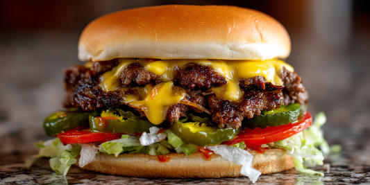 Griddle-Smashed Oklahoma Onion Burgers with Texas Beef Flavor