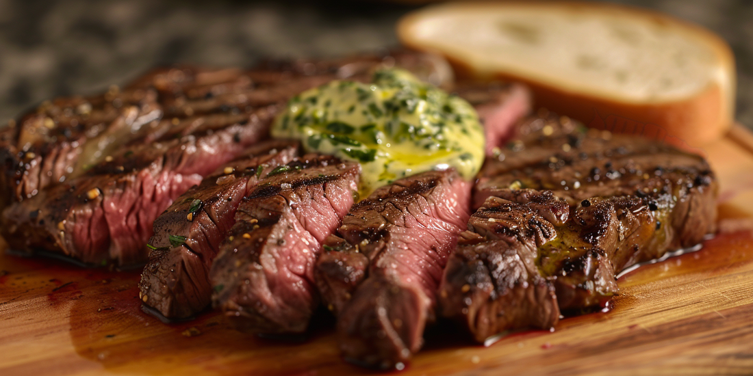 Prime Ribeye Steaks with Cafe de Paris Butter