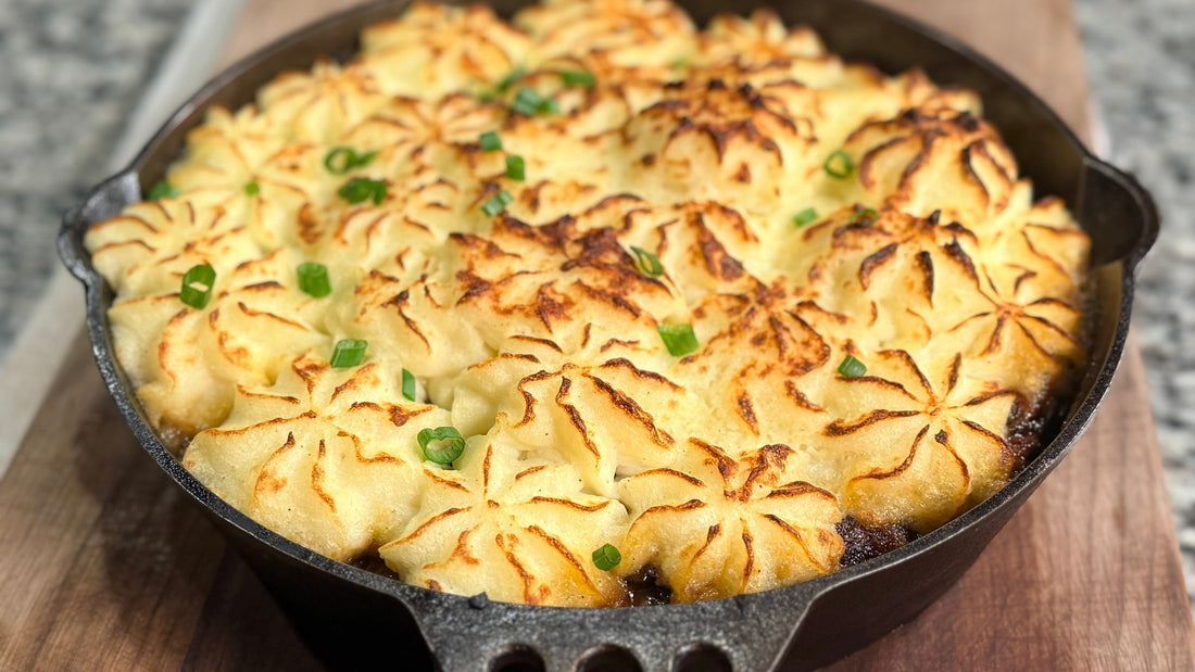 Rancher’s Pie with Cherry Wood Smoked Pork and Whipped Potatoes