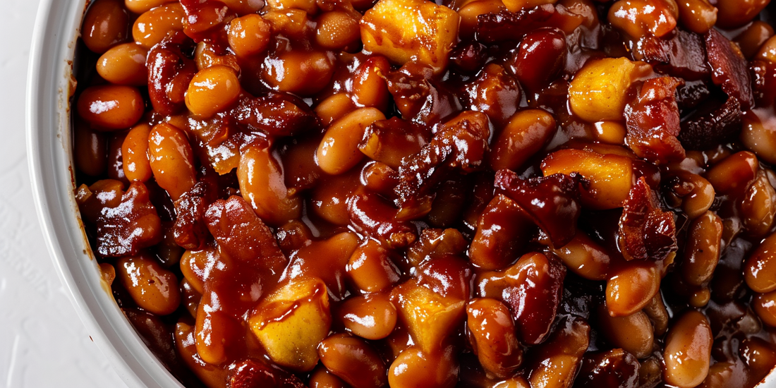 Kansas City Smoked Apple Pie–Style Baked Beans
