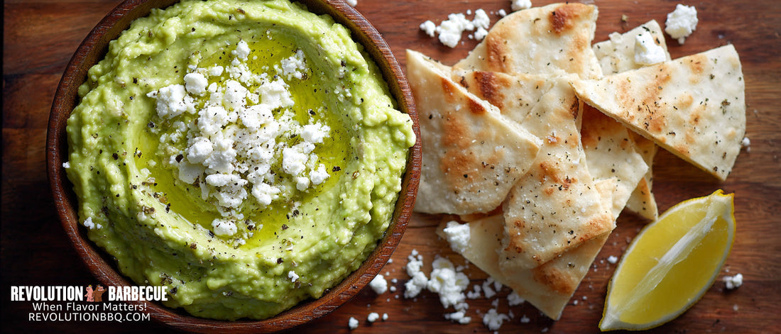 Creamy Avocado and Feta Dip with Herb Forward Veggie Time Flavor