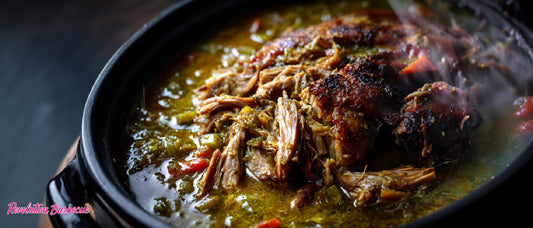 Green Chile Braised Smoked Pork Shoulder