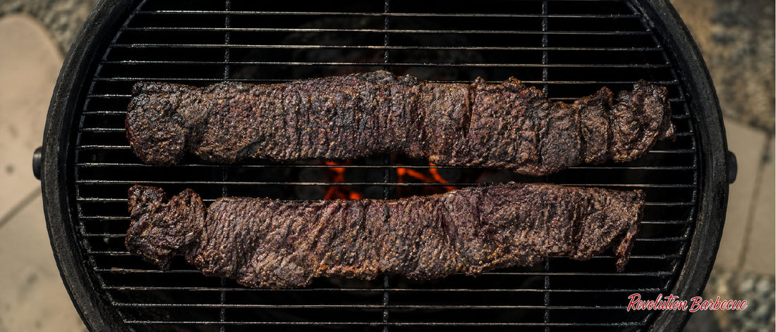 Charcoal Grilled Carne Asada with Texas Beef and Blak Seasoning