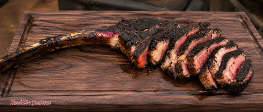 Mesquite Smoked Reverse Seared Tomahawk Steak