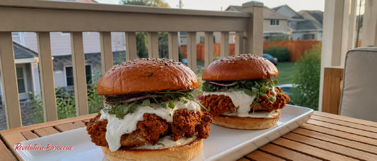 Crispy Fried Nashville Hot Chicken Sandwiches