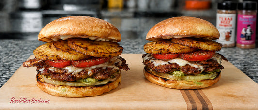 Smoked Pineapple Chorizo Smash Burgers