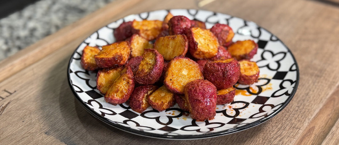 Kansas City Maple Smoked Radishes