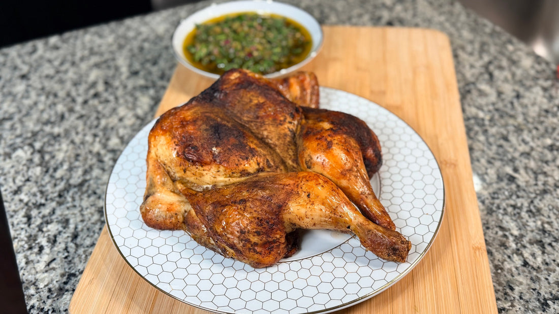 Green Chile Oven-Roasted Whole Chicken