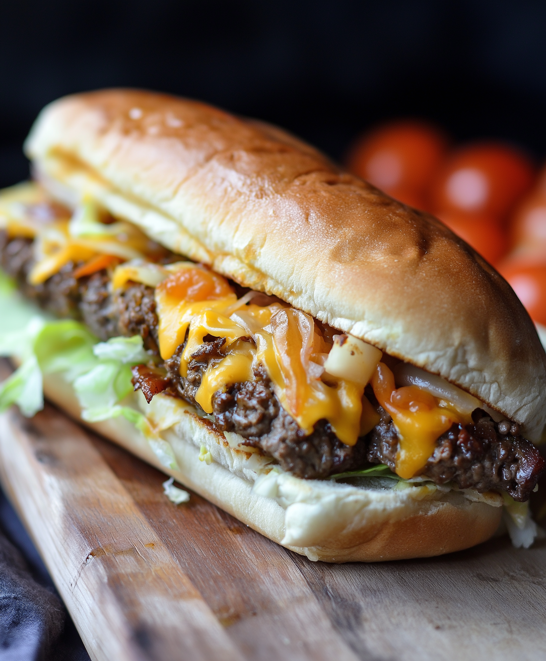 Chopped Cheese Heroes with Jalapeños