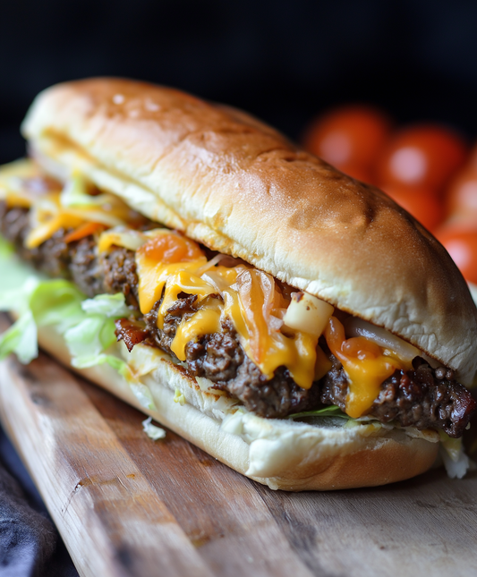 Chopped Cheese Heroes with Jalapeños